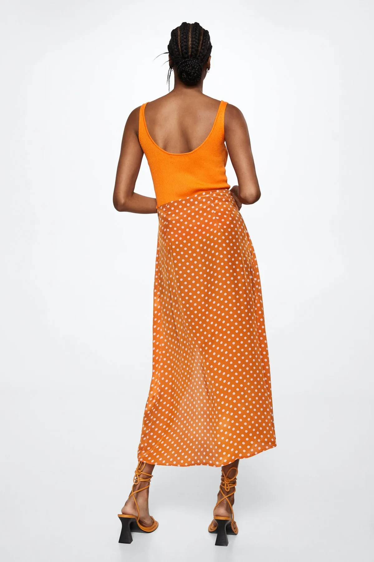 MANGO  Brauner Damenrock 37010424
