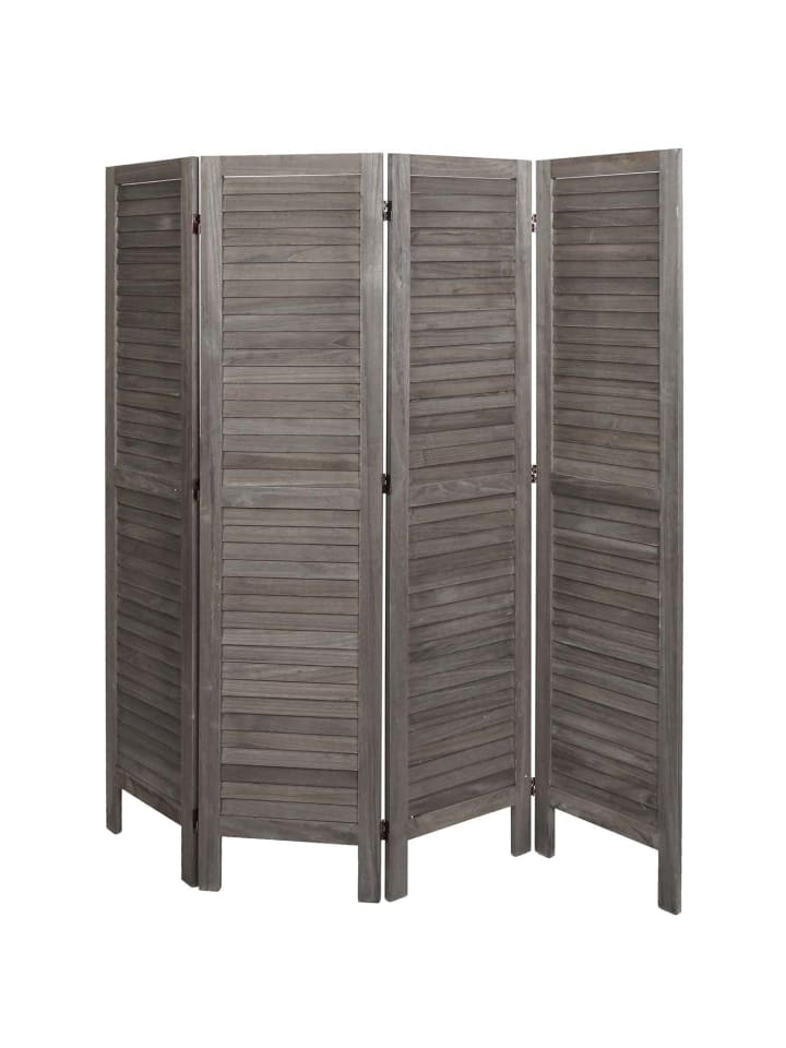 MCW Paravent G30 im Shabby-Look, Grau-braun günstig kaufen onesize