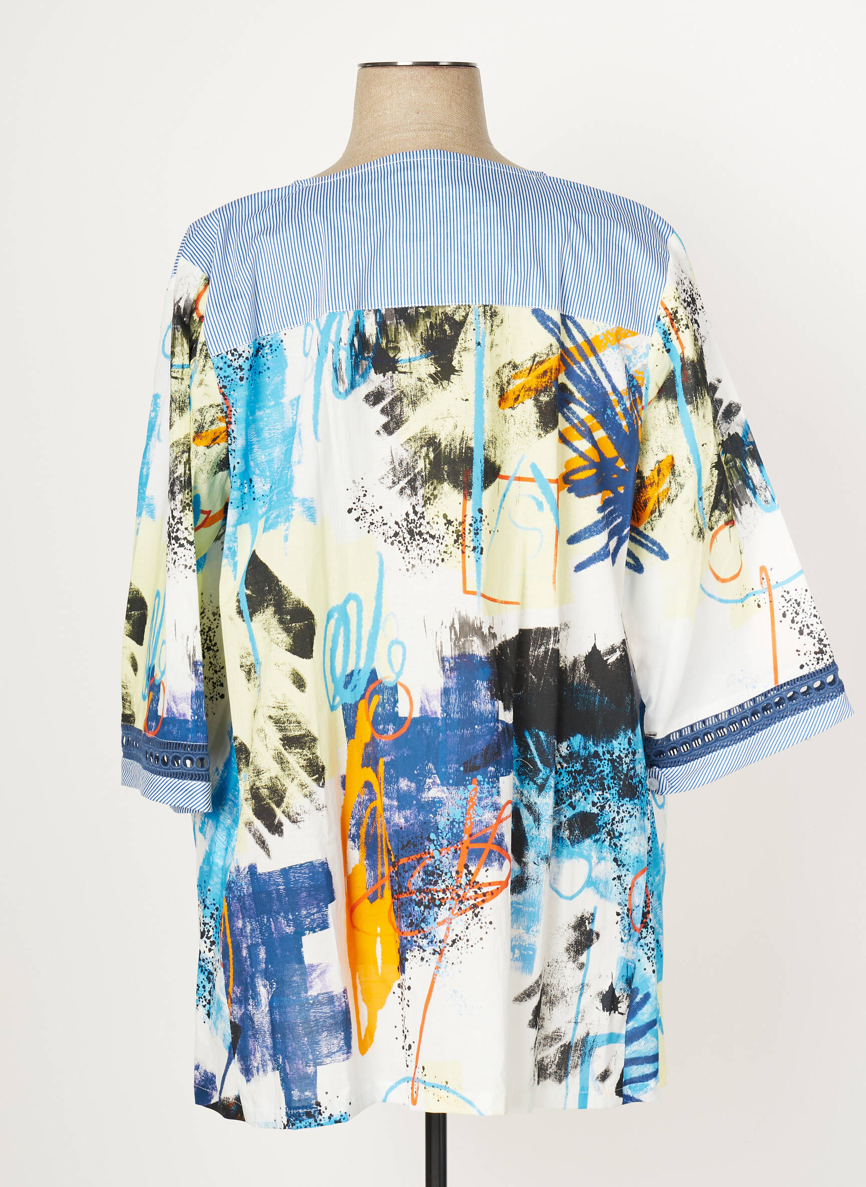 Franck Anna Tuniquesansmanche Femme couleur bleu