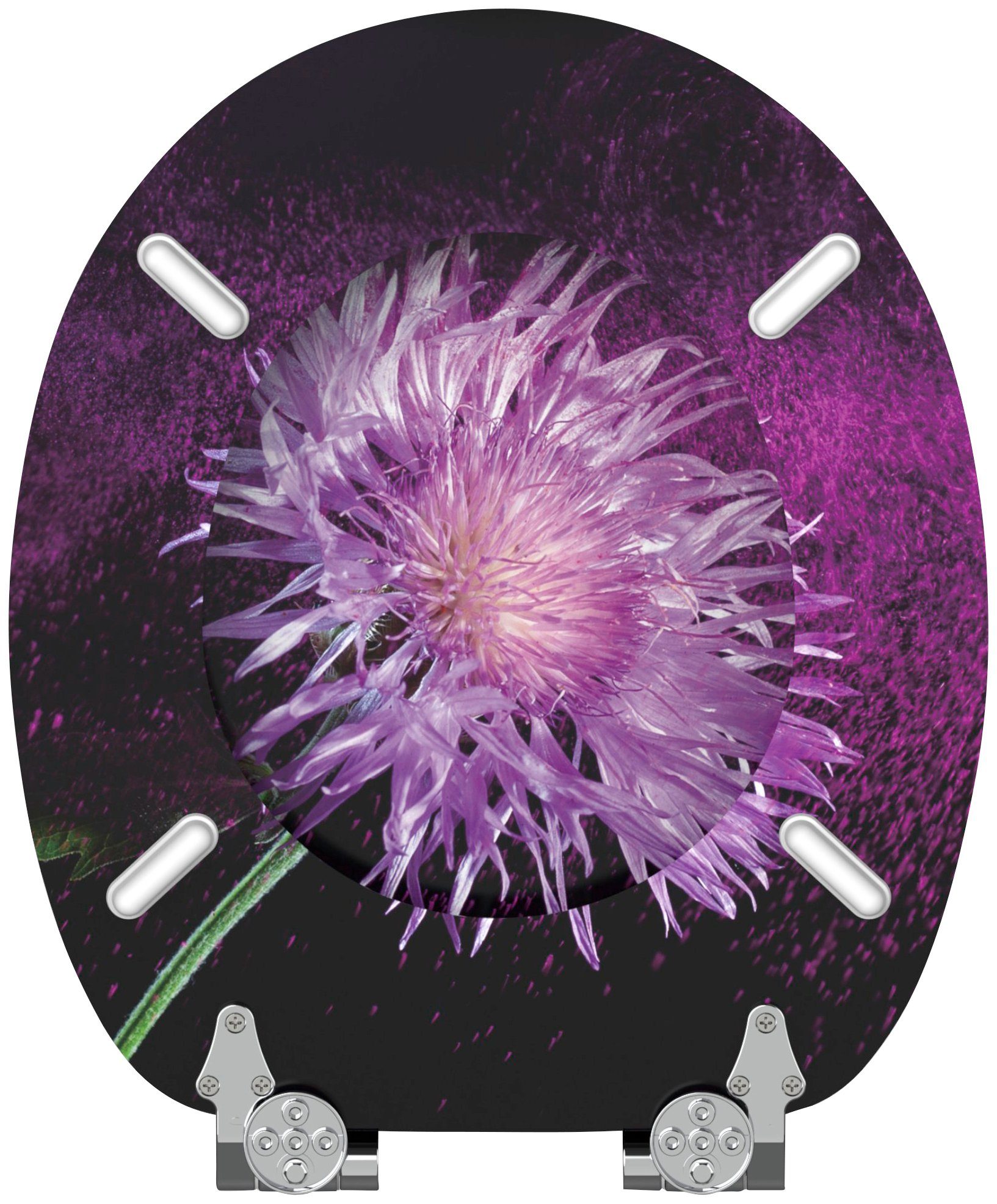 Sanilo WC-Sitz Purple Dust, mit Absenkautomatik