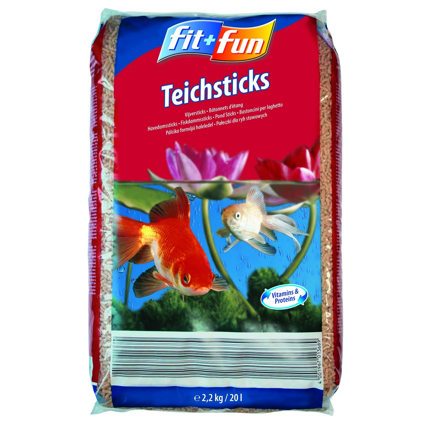 FIT+FUN Hauptfutter FIT+FUN Teichsticks 20 l