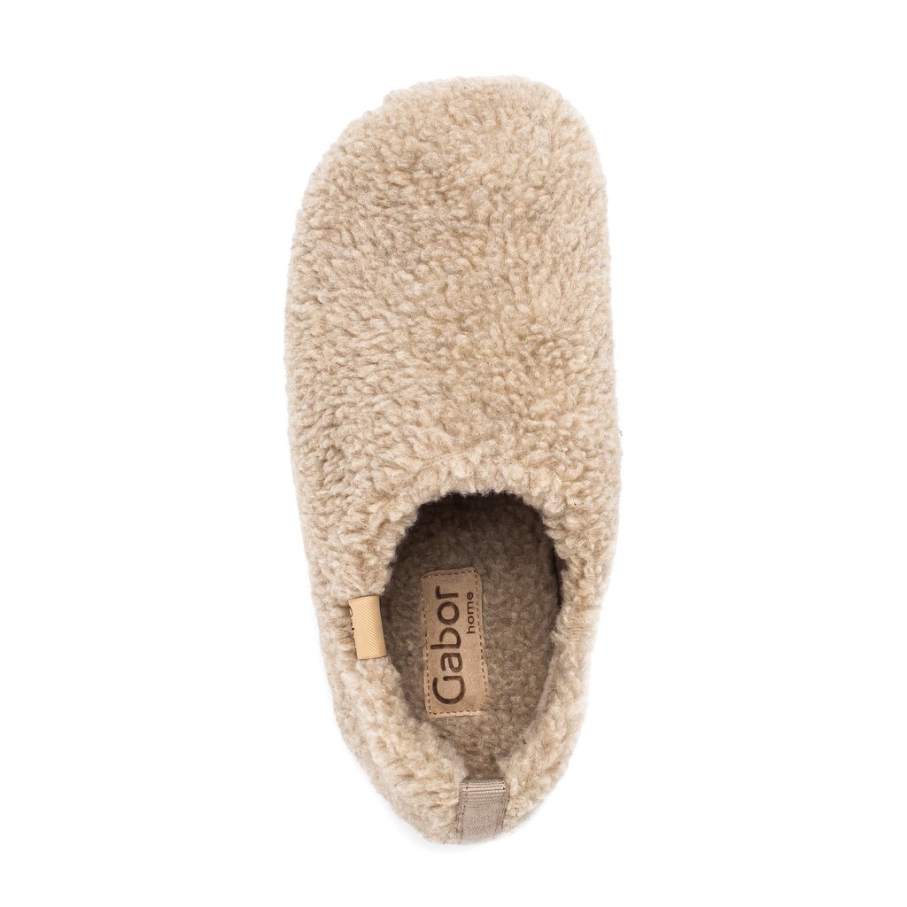 Gabor fashion Plüschhausschuh beige