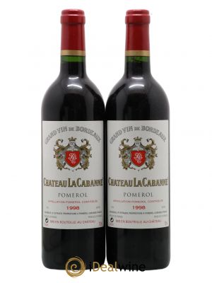 Château la Cabanne  1998 - Lot de 2 Bouteilles