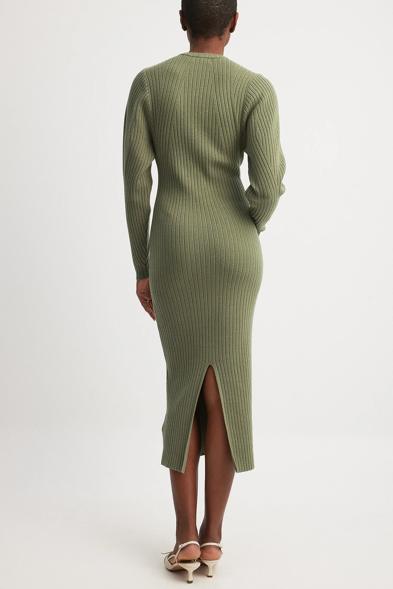 Gestricktes Midi-Kleid