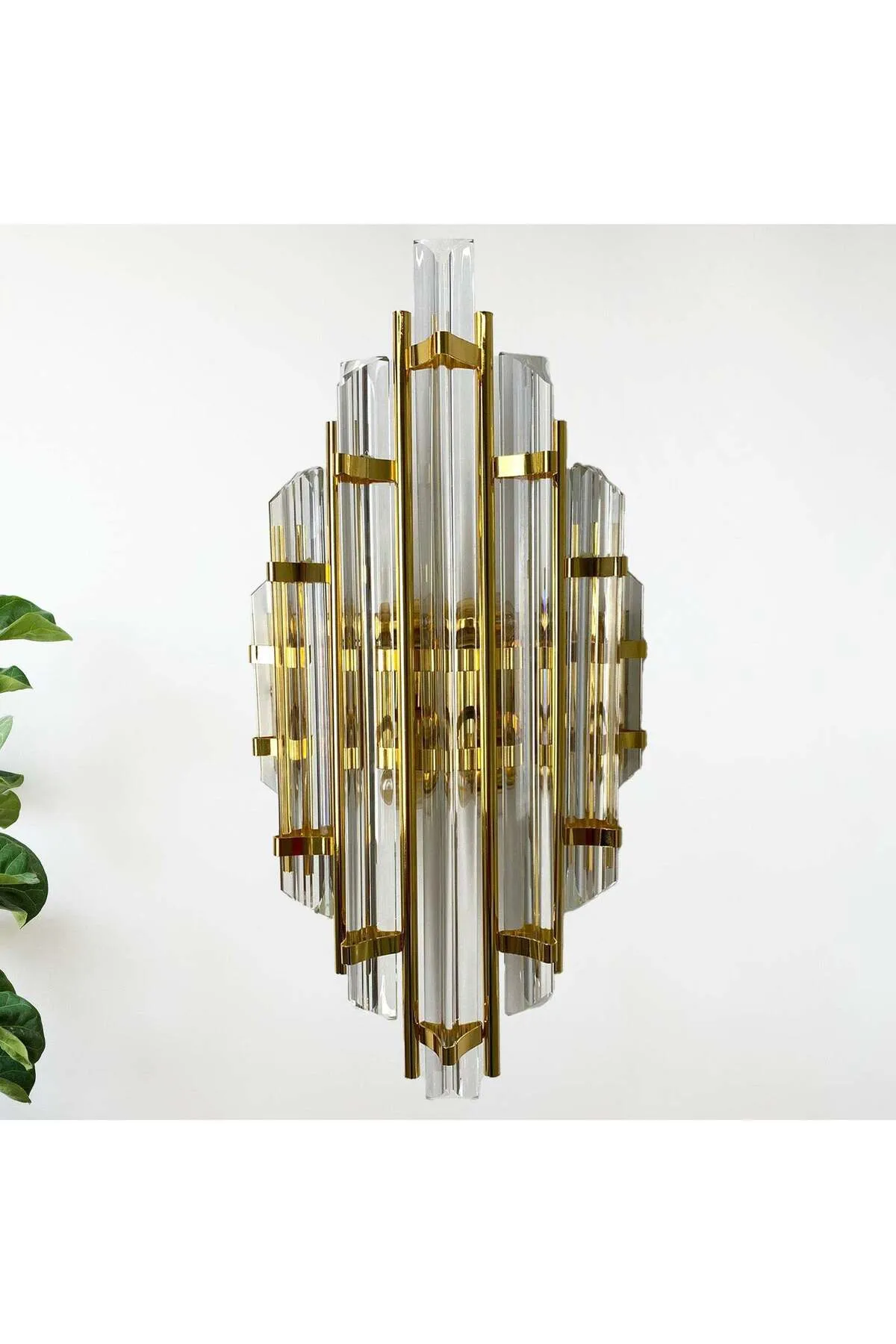 Bamyum  Metal & Glas Wandleuchte Innen