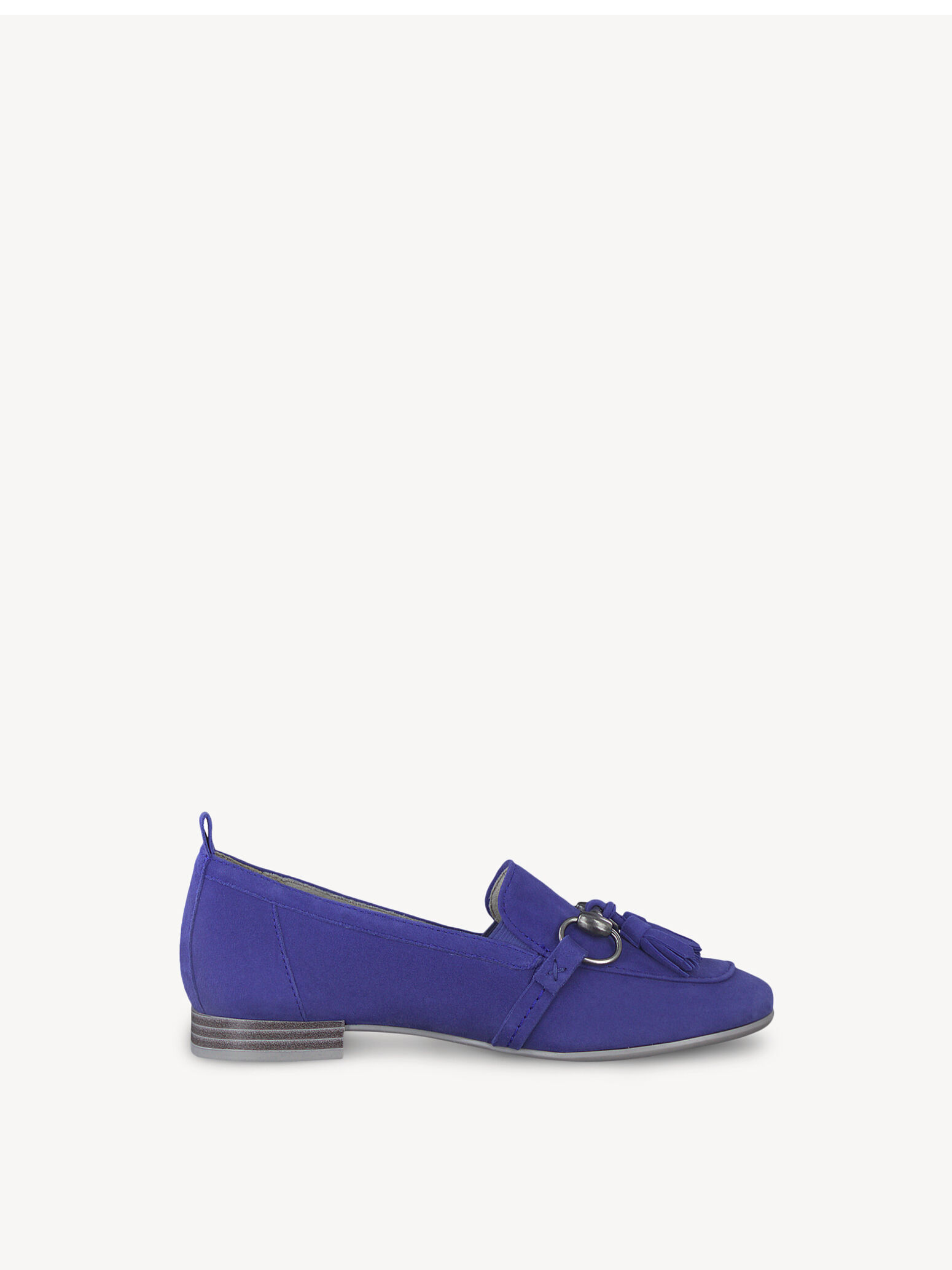 Slipper en cuir - bleu