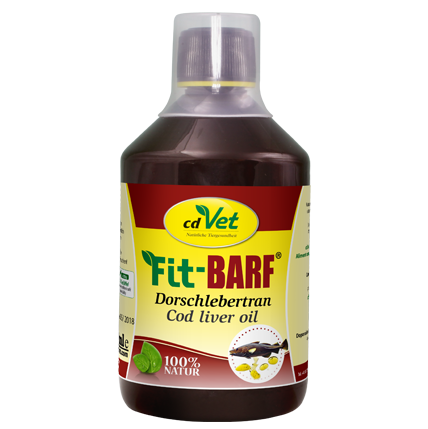 Fit-BARF Ergänzungsfutter & Aufzucht Fit-BARF Dorschlebertran 500 ml