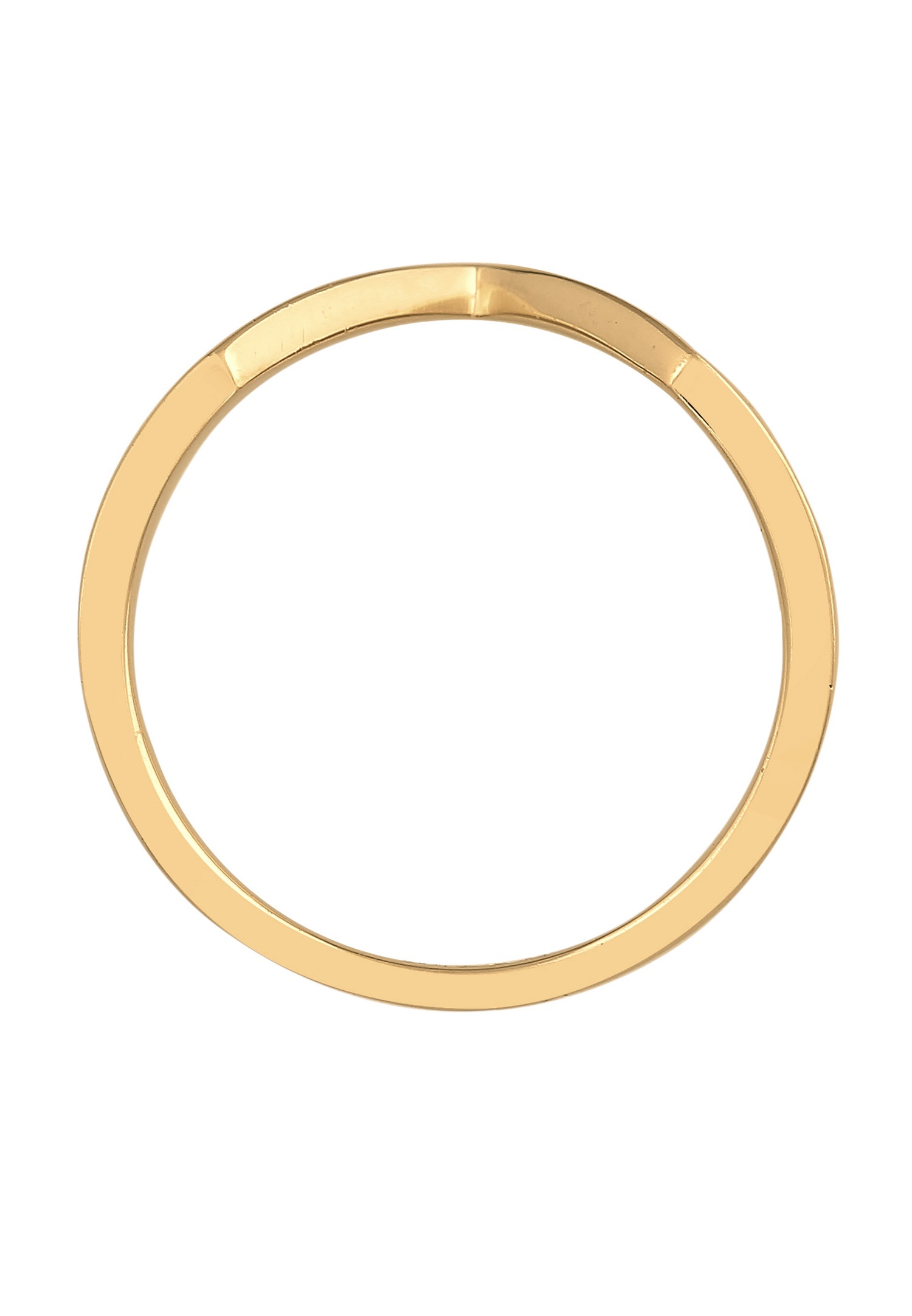 Ženski prstan Elli PREMIUM v obliki črke V z geometrijskim vzorcem iz rodiranega srebra 925