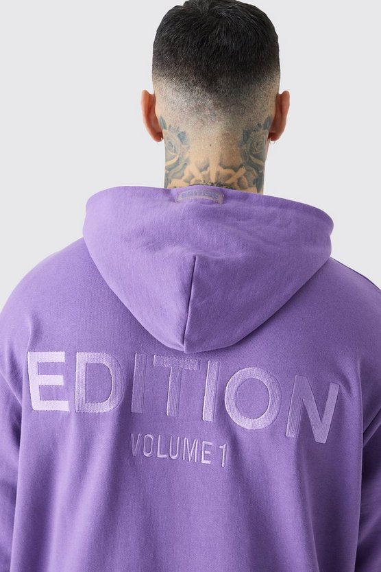 Tall Oversize Hoodie mit 1/4 Reißverschluss
