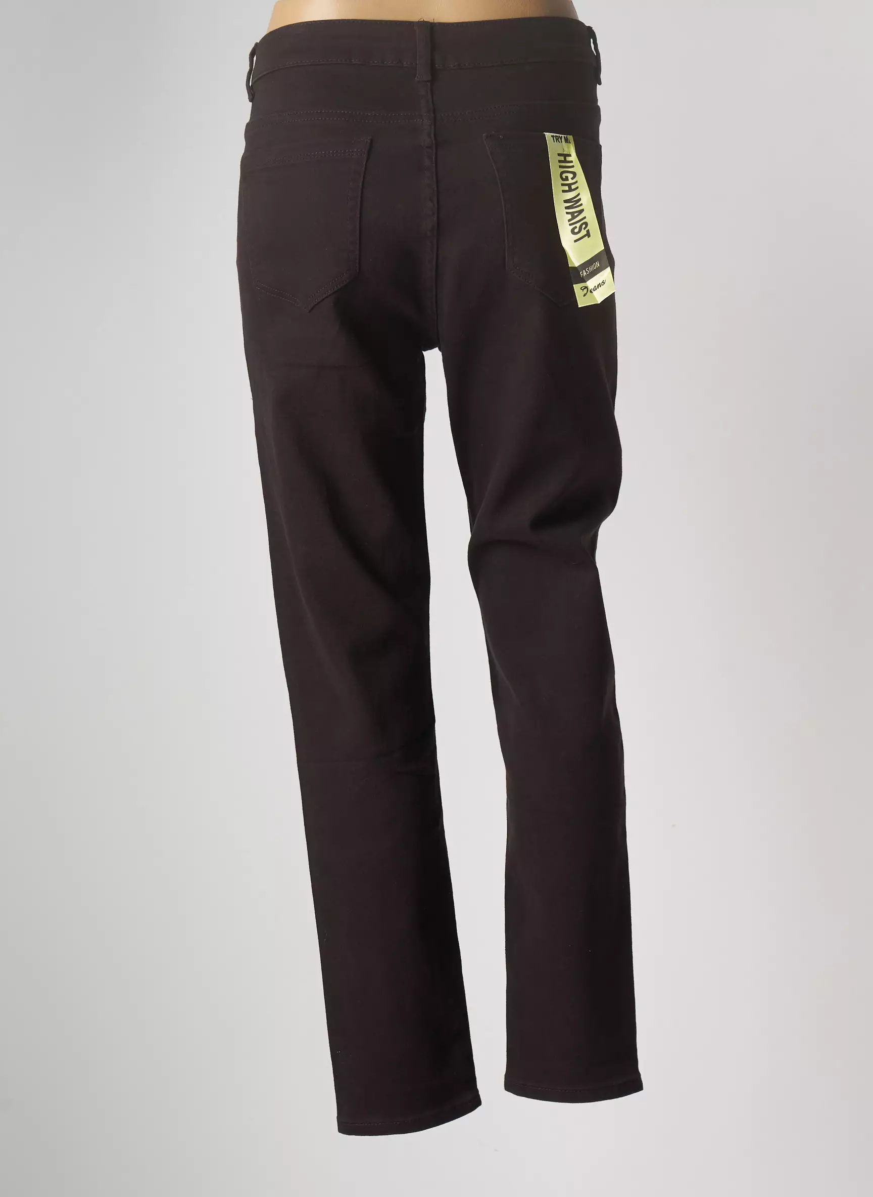 Multiples Pantalons Slim Femme couleur marron