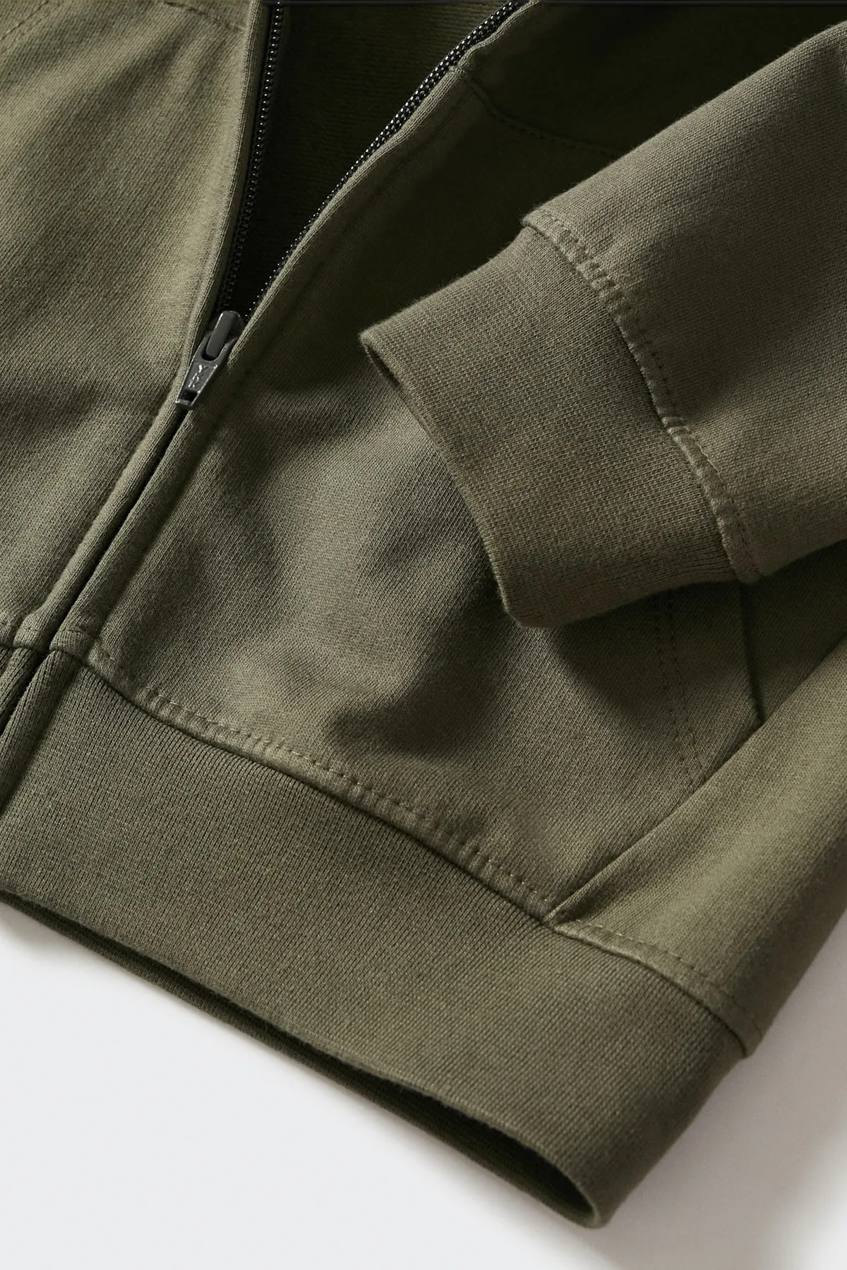 MANGO Kids  Dunkelkhakifarbenes Sweatshirt für Jungen