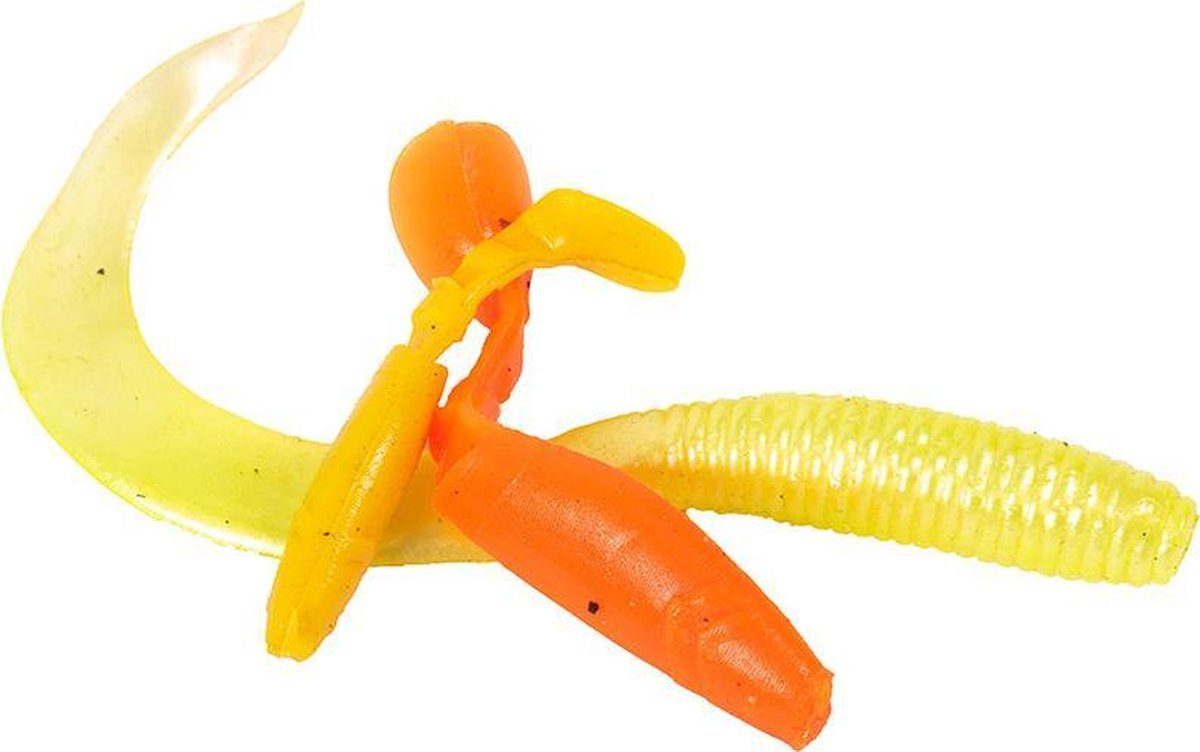 Eurocatch Fishing Kunstköder Gummifische Twister & Softbaits - Gummiköder, (100-St), Großes Köder Set für Zander, Hecht und weitere Fische