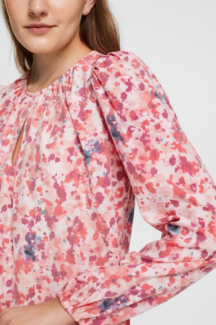 Bluse mit Muster, LENZING™ ECOVERO™