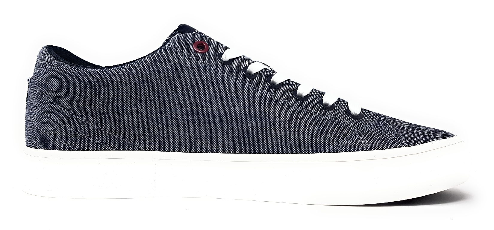 Tommy Hilfiger HI Vulc Core Low Chambray FM0FM04738 Grau DW5 desert sky