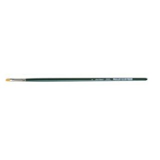 NOVA-Hobbypinsel flach, extrafeine goldfarbene Synthetikfasern 1