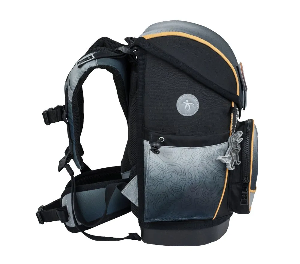 Belmil Premium Compact Plus Schulra﻿nzen-Set 5-tlg - Black Grey