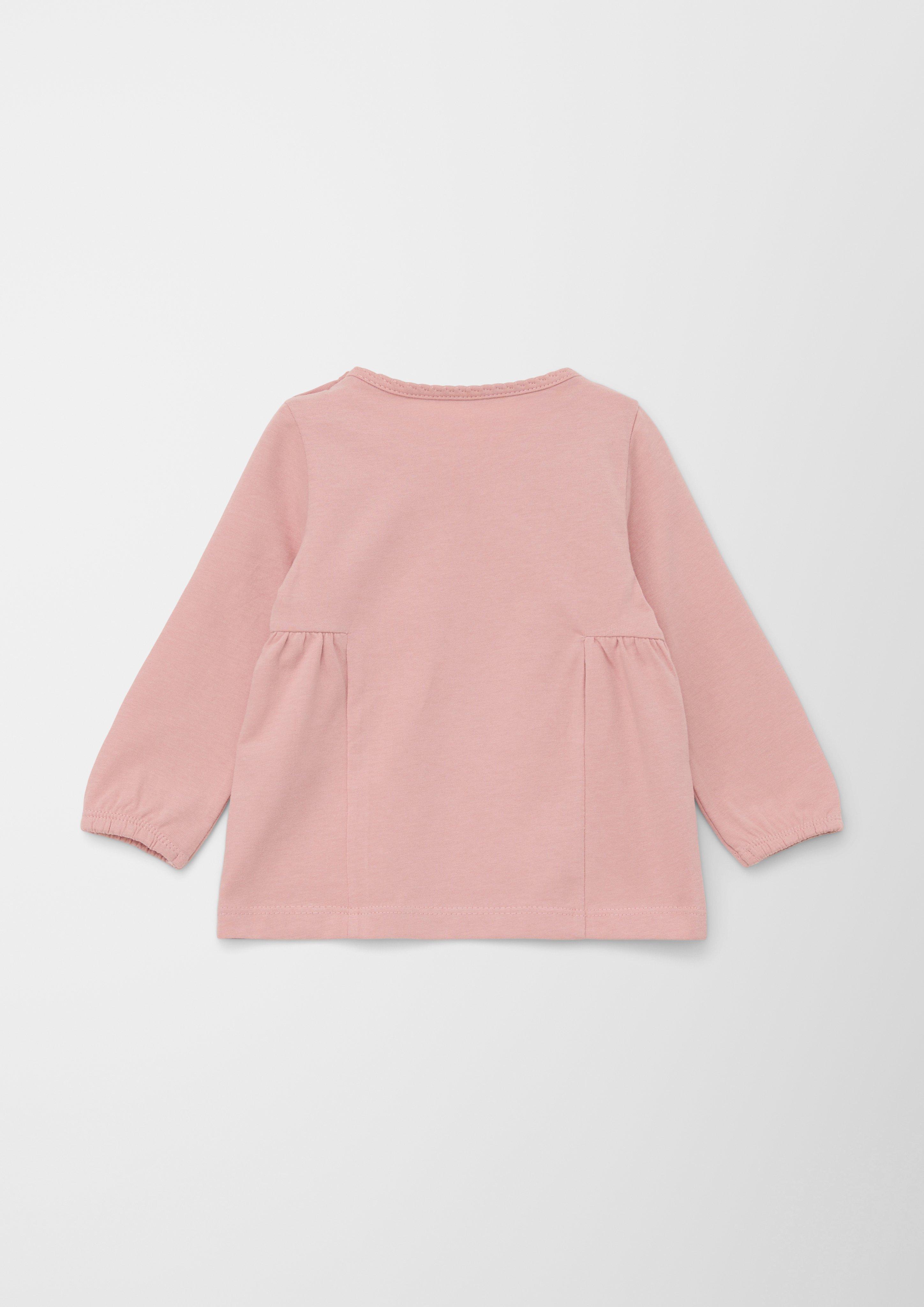 Longsleeve mit Mausezahnkante  2128757-4257