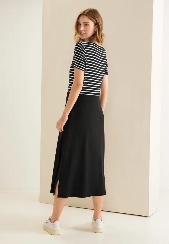 Street One Streifenmix Midi Kleid