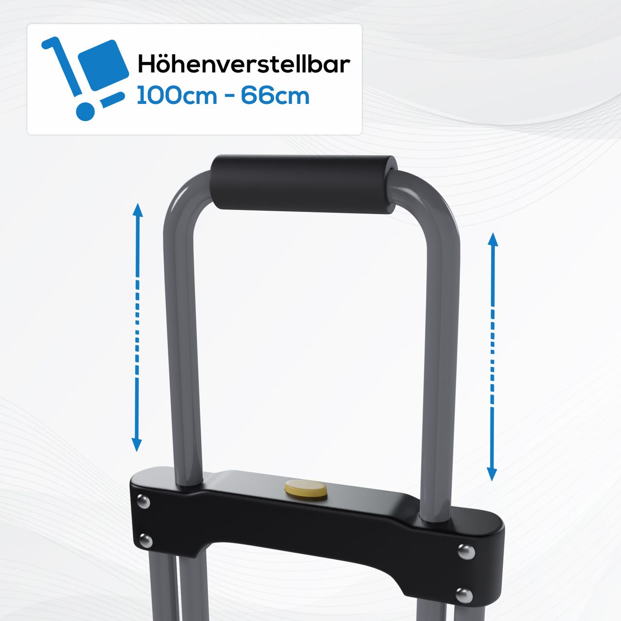 TroniTechnik Sackkarre SK-02 Handkarre klappbar, Transportkarre bis 60kg