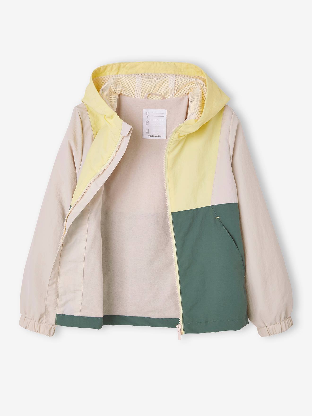 Vertbaudet Jungen Regenjacke - hellgelb
