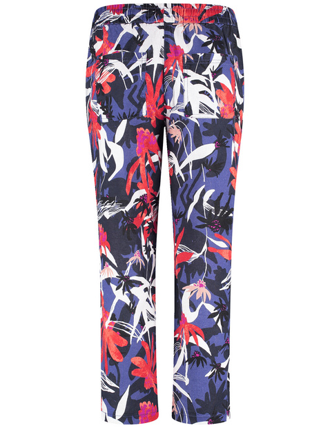 Schlupfhose Easy Fit mit Leinenanteil