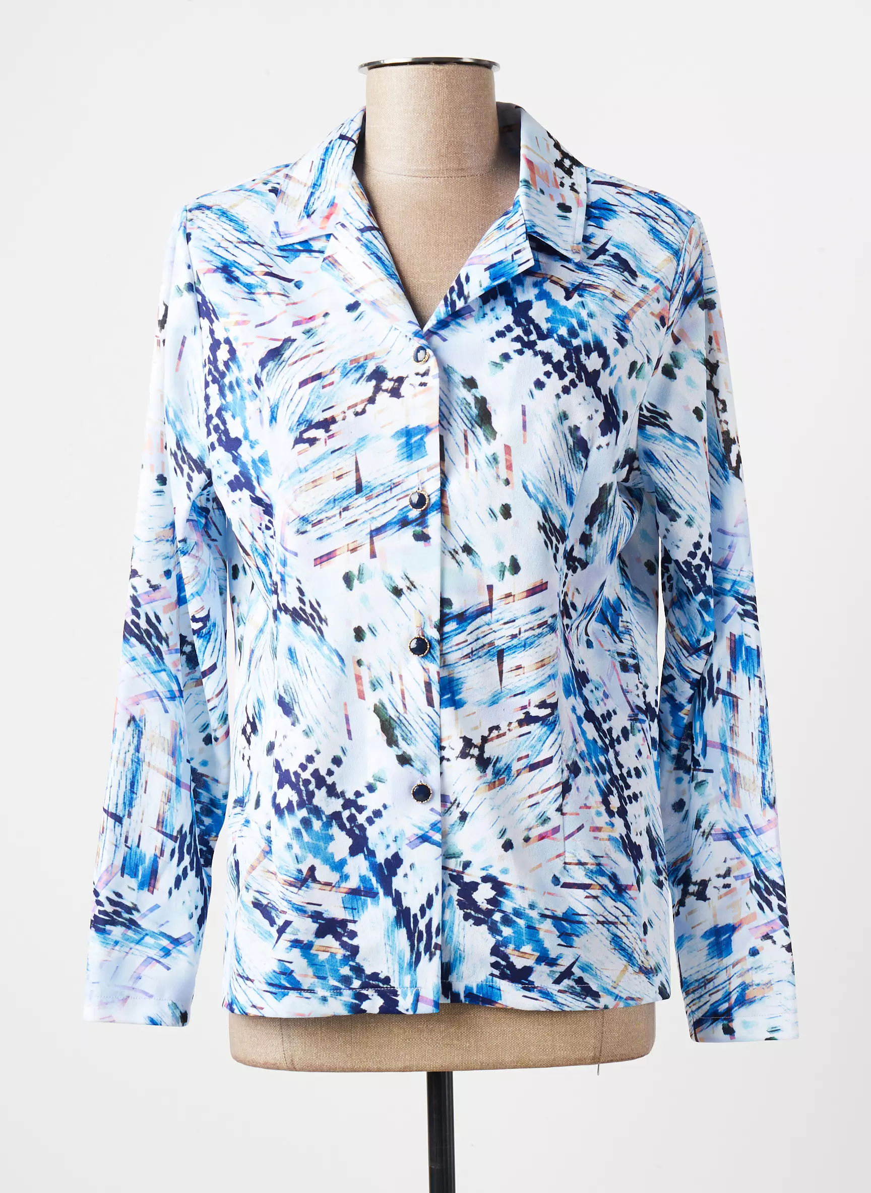 Valmode Chemisiers Femme couleur bleu
