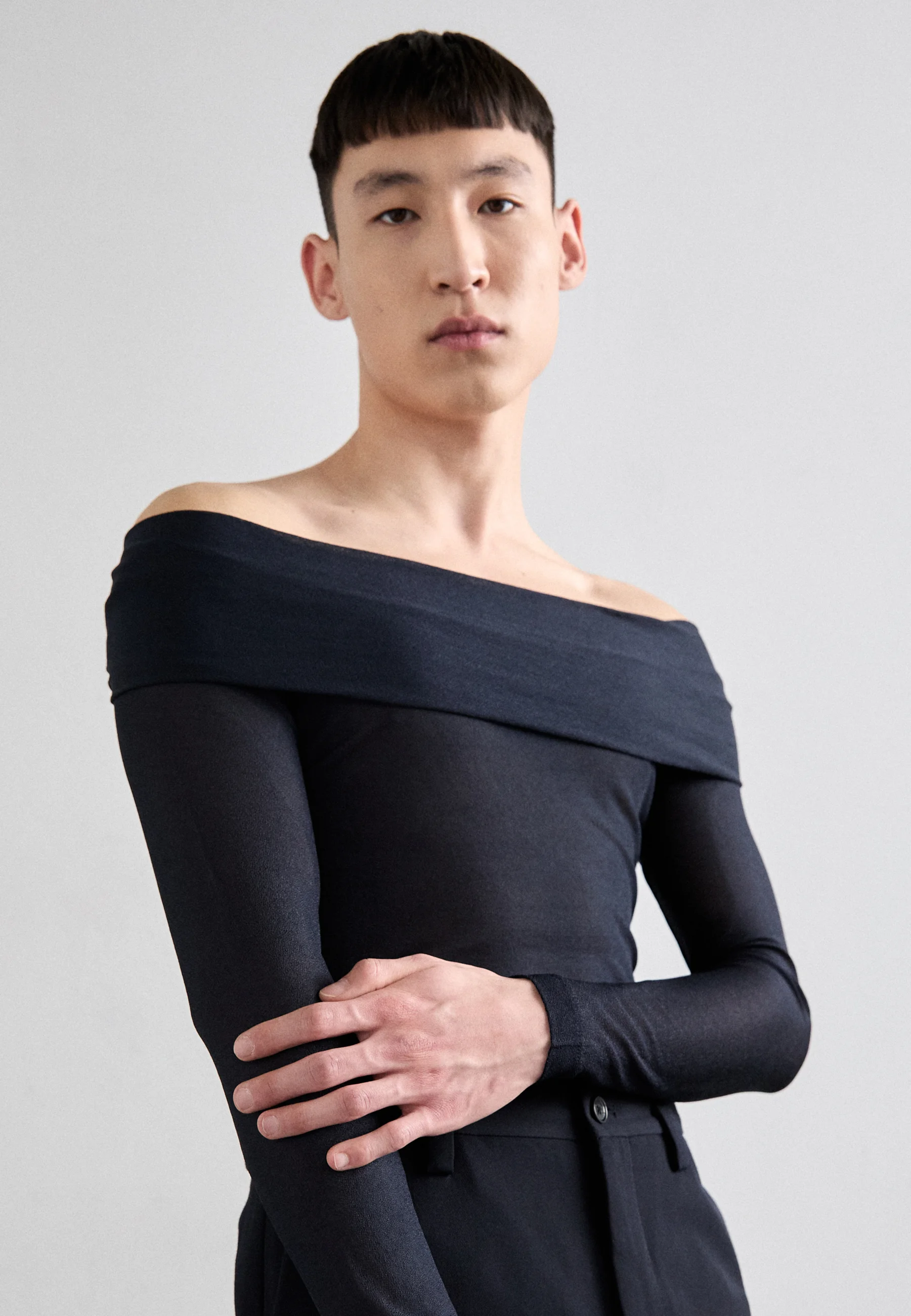GmbH OFF SHOULDER LONG SLEEVE - Camiseta de manga larga