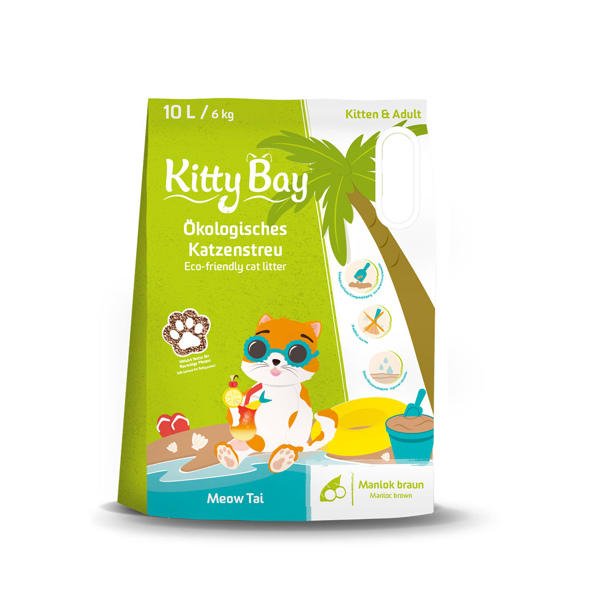 KittyBay - Meow Tai - Maniokmehl braun 10L kaufen