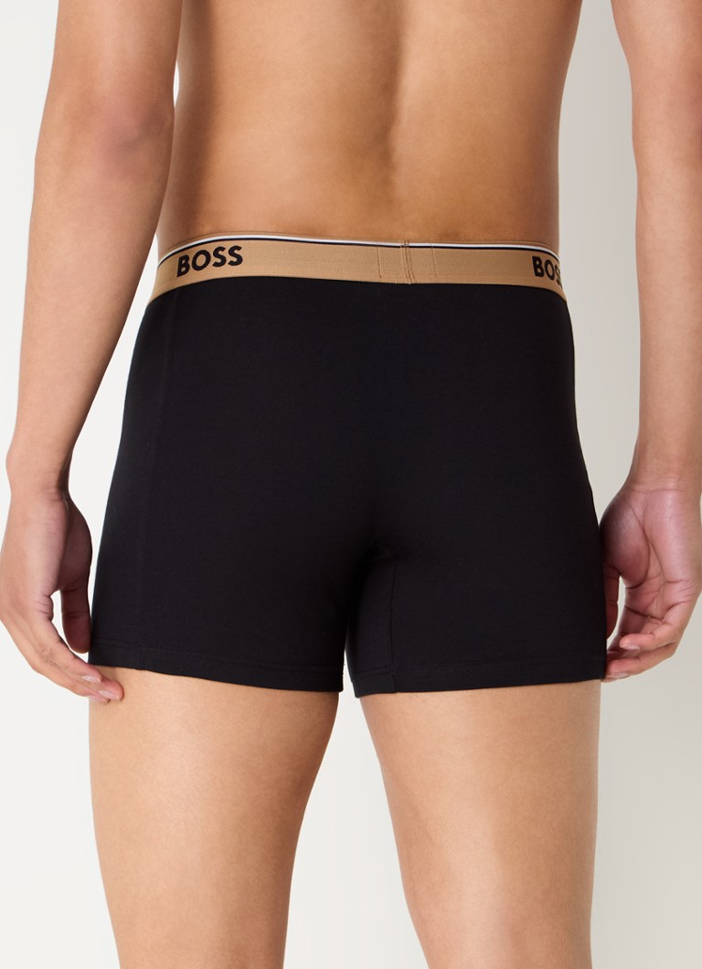 Lot de 3 boxers HUGO BOSS Power avec bande logotée