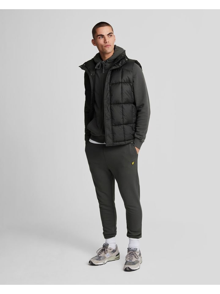 Lyle & Scott Kapuzensweatjacke in Anthrazit günstig kaufen XXL