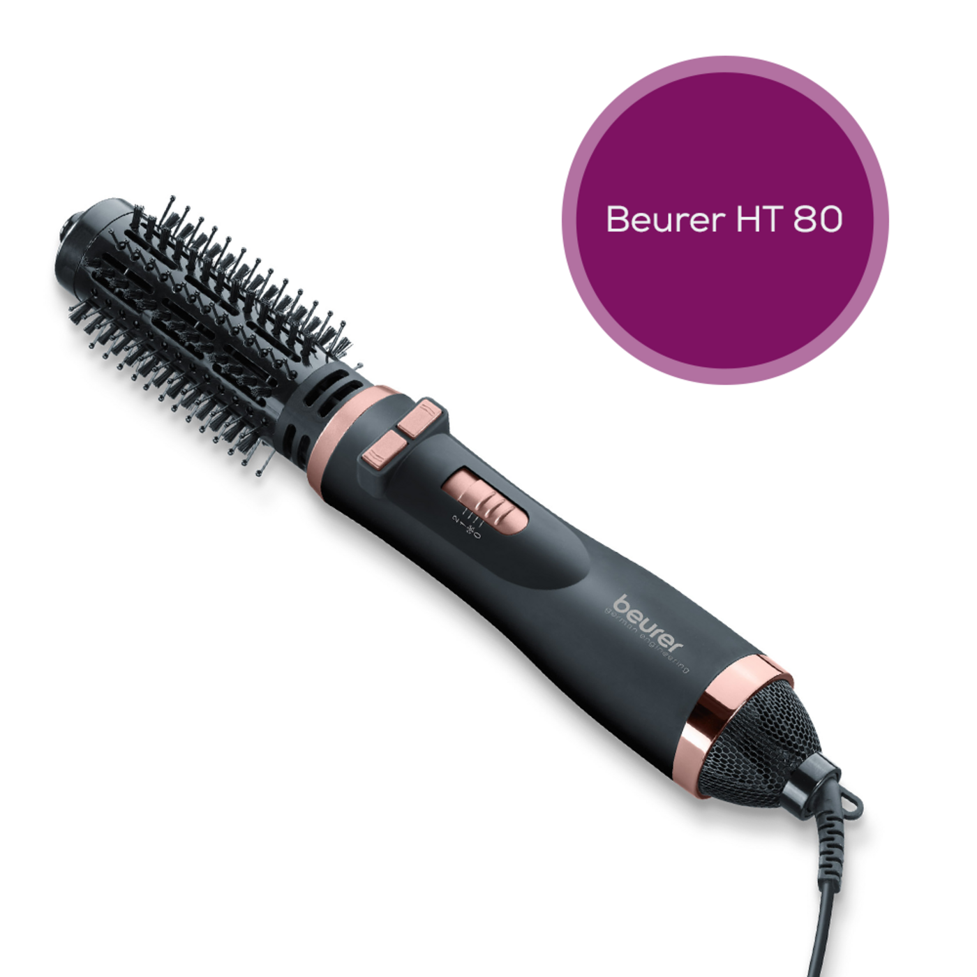 Beurer Haarglätter - HS 80 & Warmluftbürste HT 80-Haarstyling Set