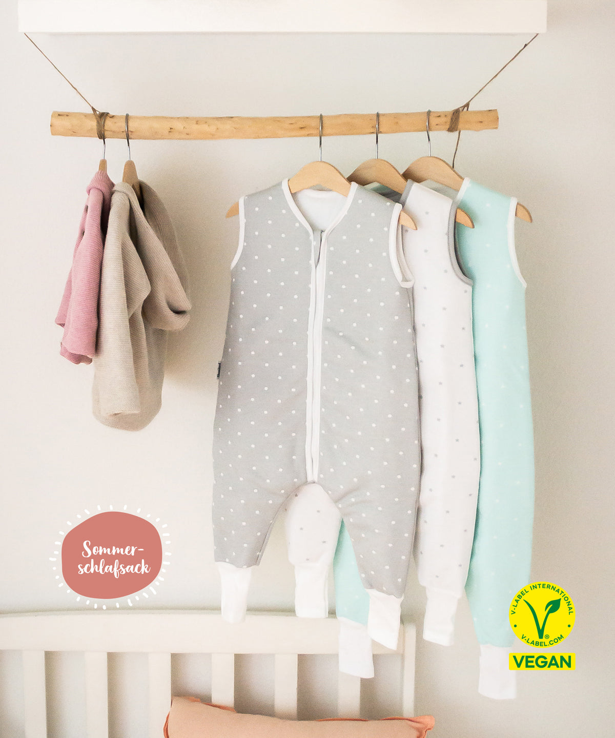 Sommerschlafsack mit Beinen
