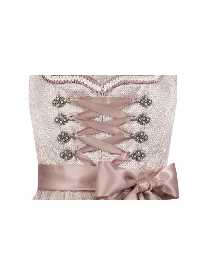 Nübler Mini-Dirndl Tessa in Taupe günstig kaufen