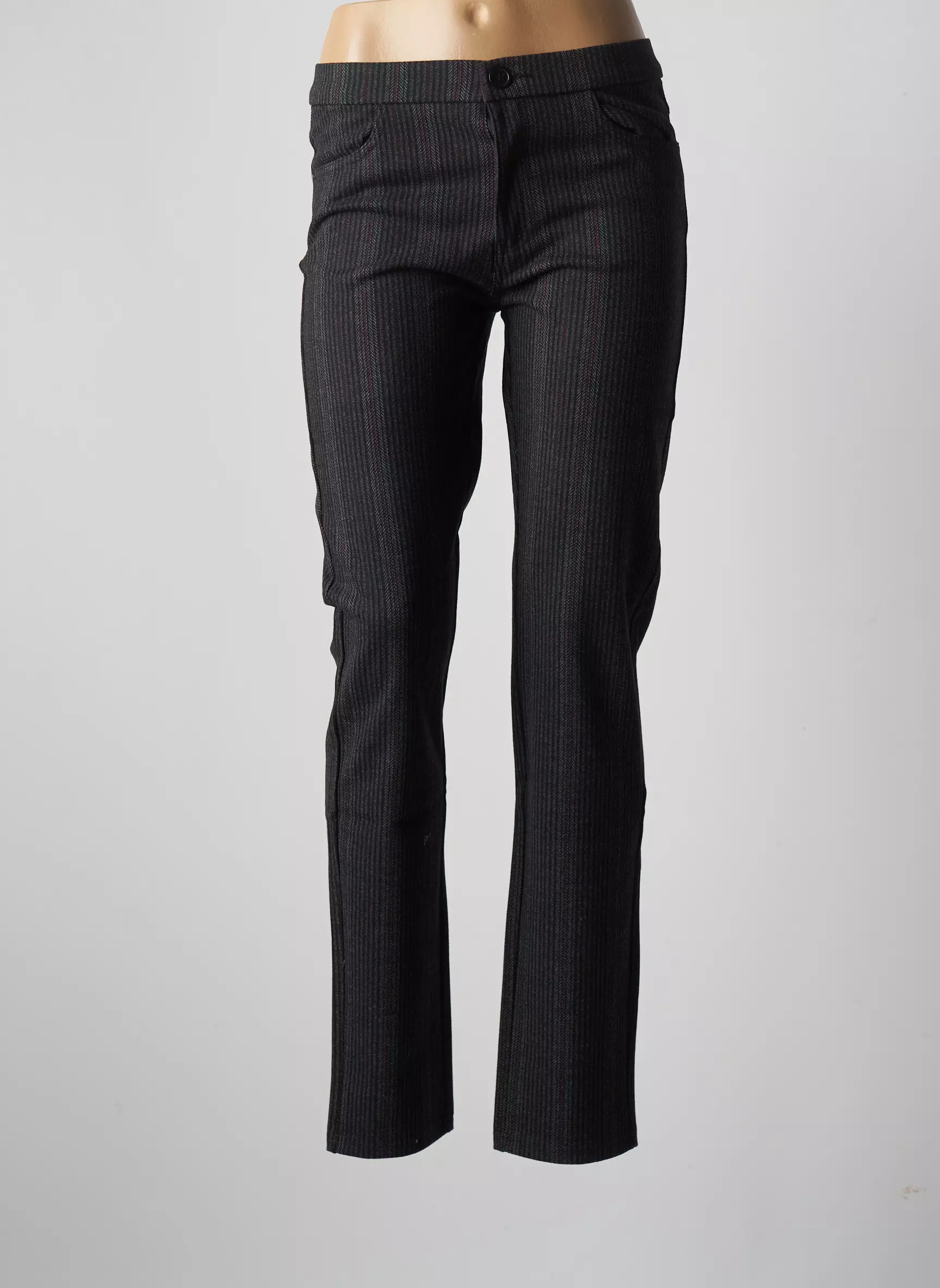 Youline Pantalons Slim Femme couleur gris