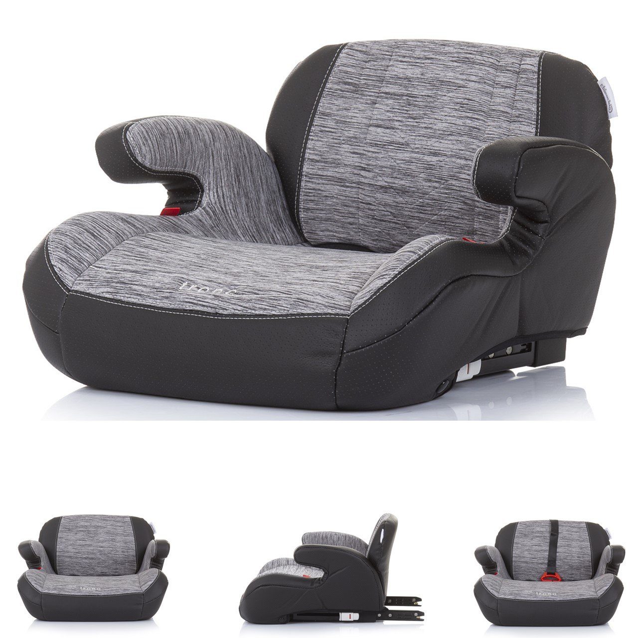 Chipolino Kindersitzerhöhung Kindersitz Trono Isofix, bis: 36 kg, Rückenlehne Gruppe 3 (22-36 kg)