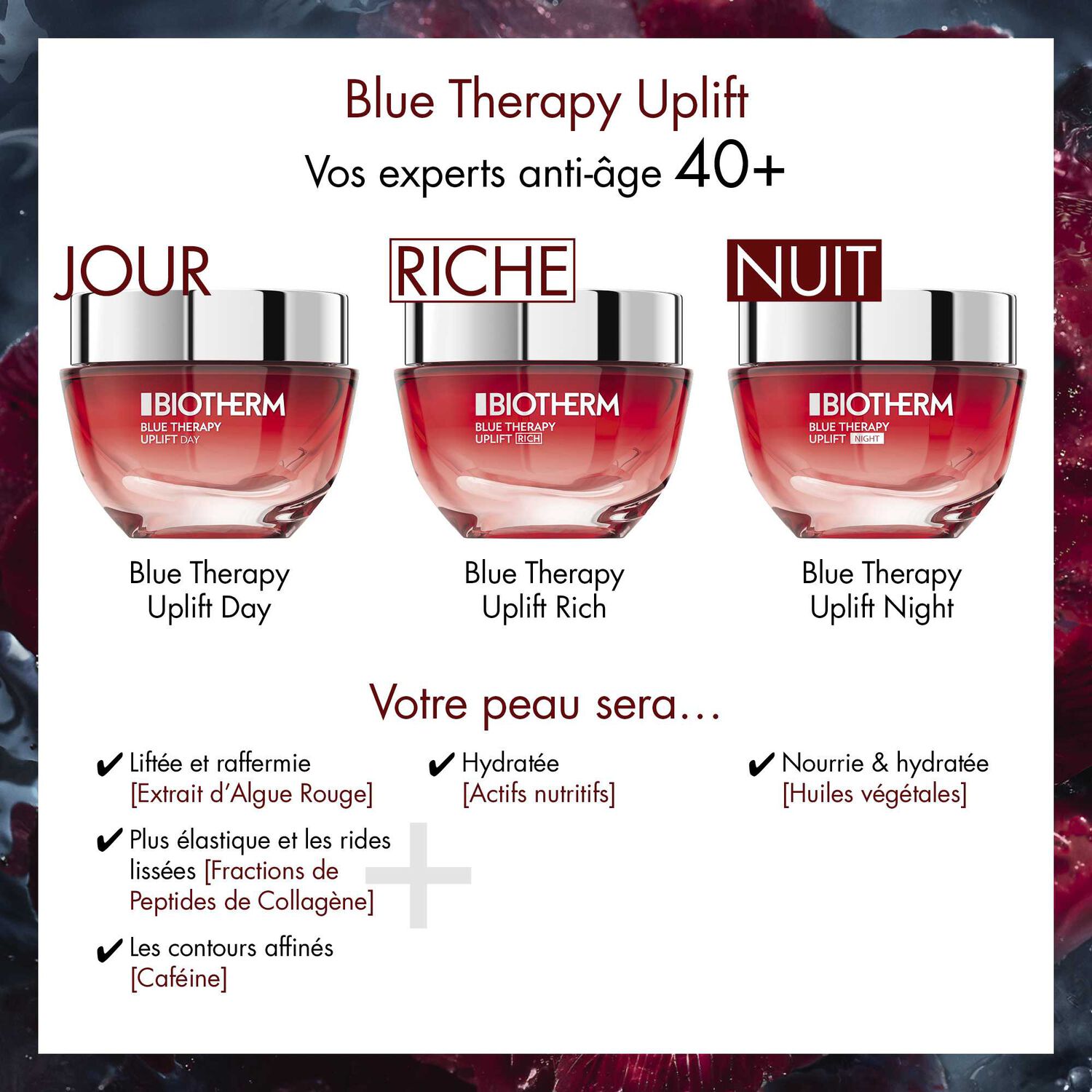 Biotherm Blue Therapy Uplift Night 50ml Crème De Nuit Liftante Anti-Âge 50 ml