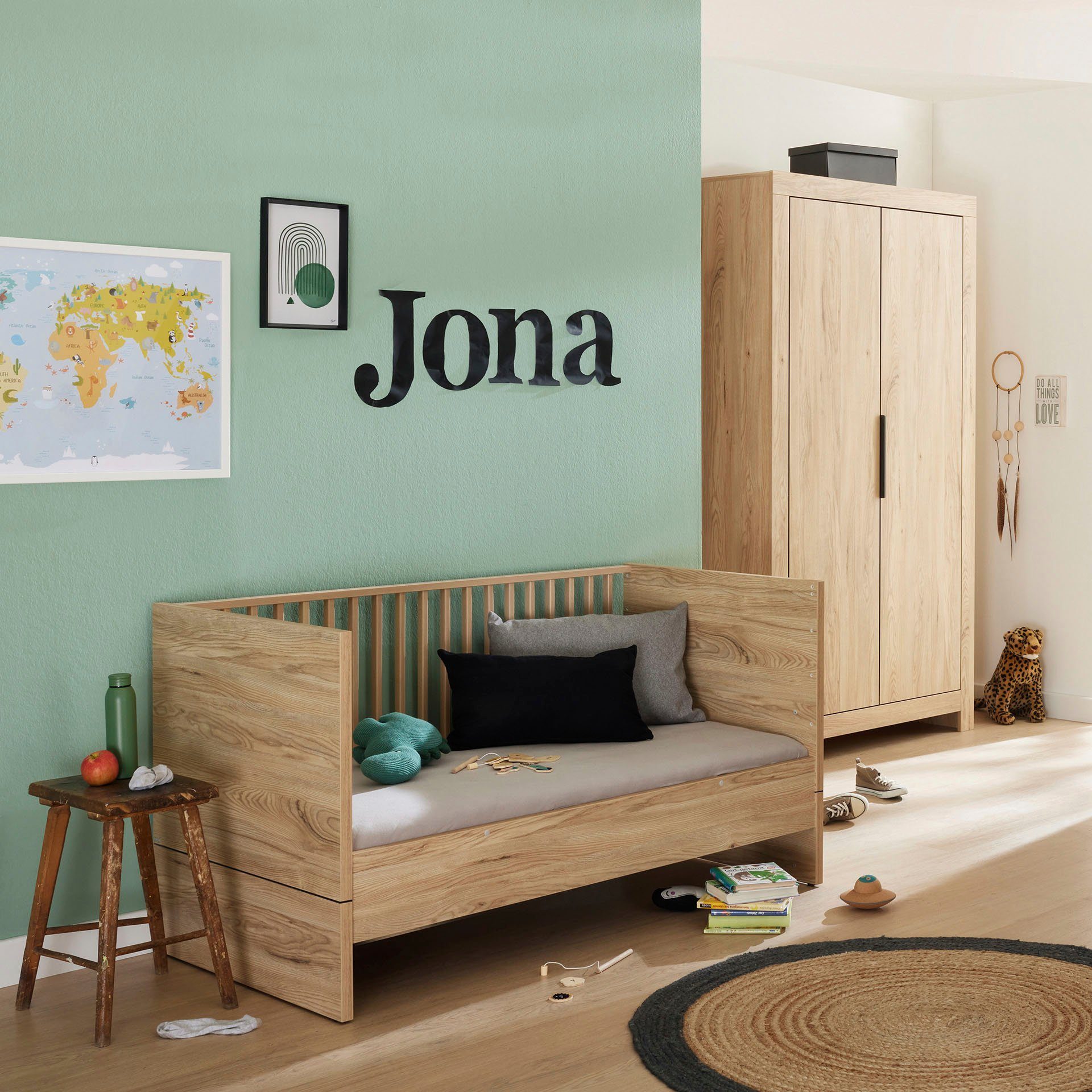 PAIDI Babybett JOSIE, 4-fach höhenverstellbar, mit Airwell® Comfort Federleistenrost