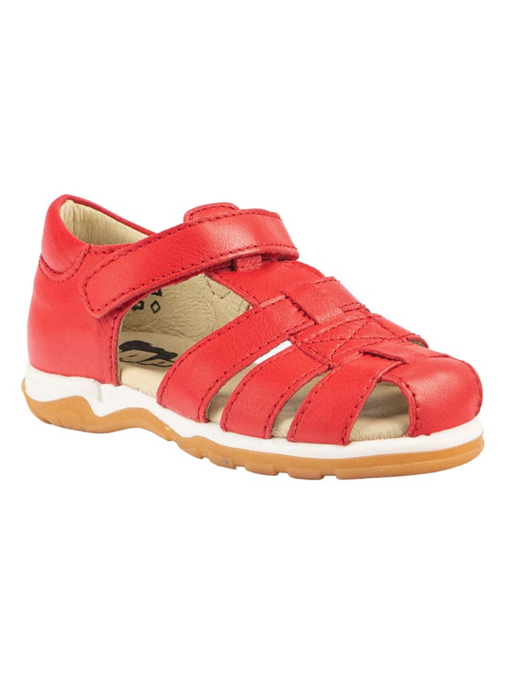 Rap Leder-Halbsandalen in Rot günstig kaufen