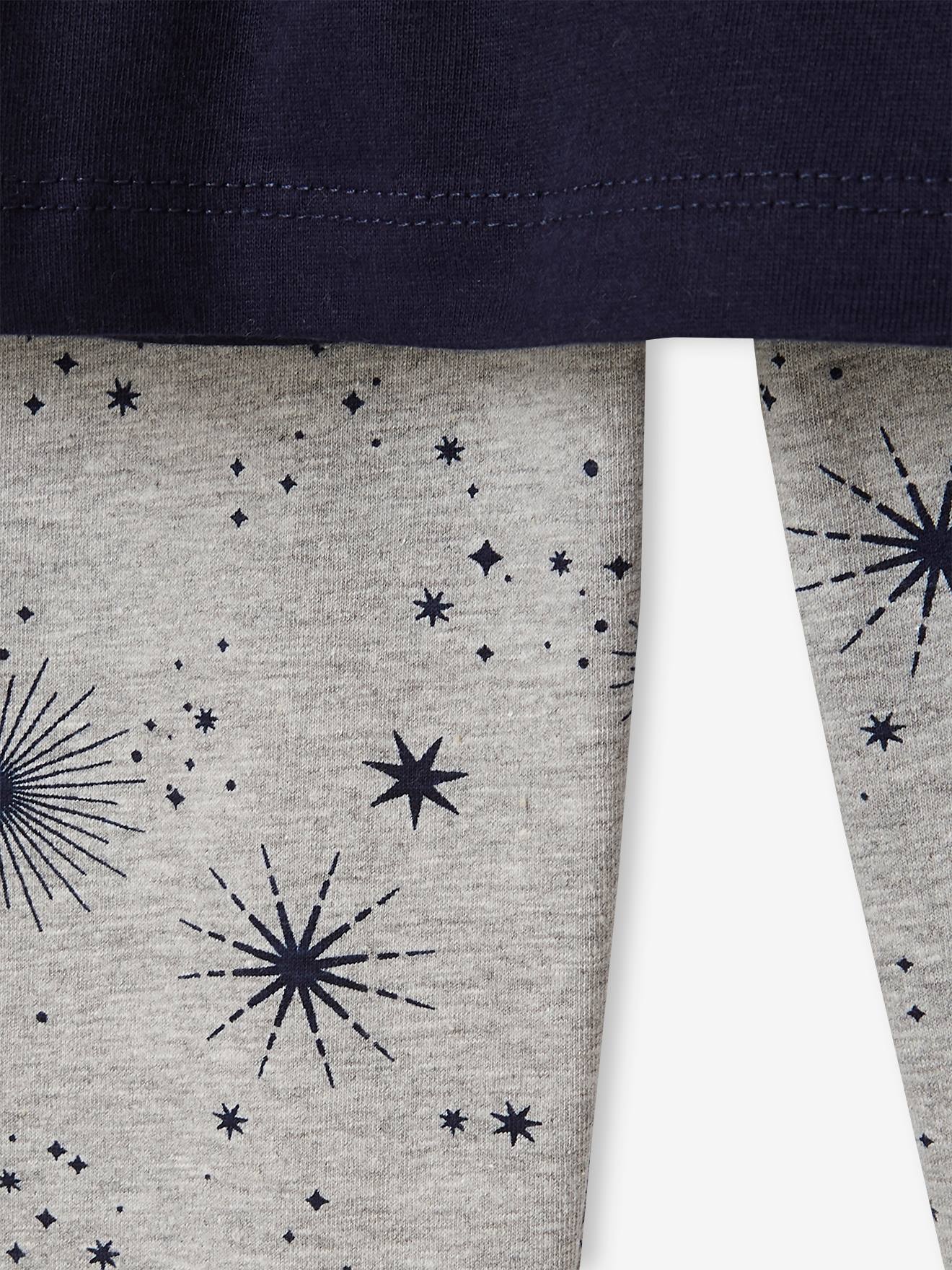 Ensemble fille Chemise de Nuit + Legging Harry Potter bleu marine