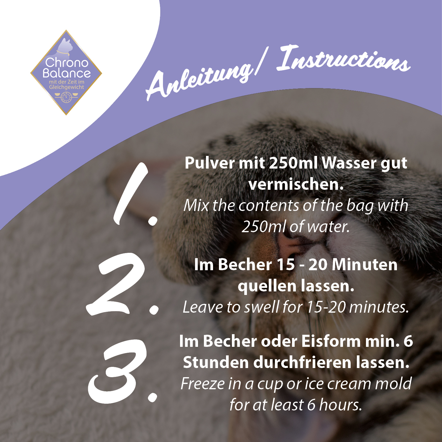 ChronoBalance Snacks ChronoBalance Katzeneis zum Selbermachen 3 Sorten
