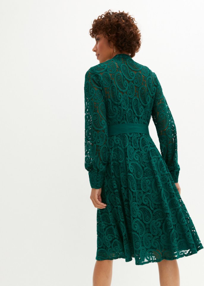 Spitzen-Hemdblusenkleid