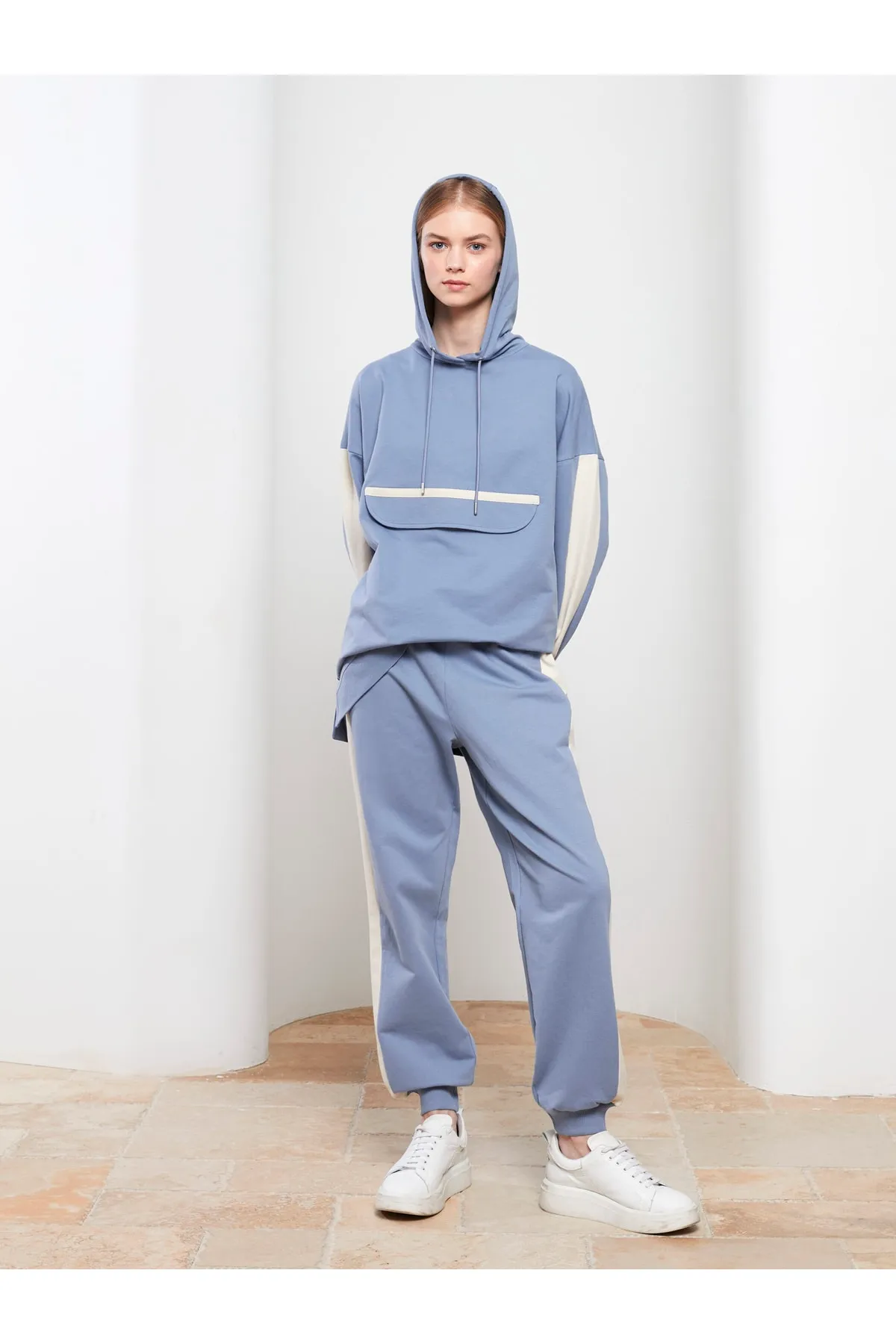 LC Waikiki  Einfarbige Jogger-Jogginghose für Damen mit elastischem Bund