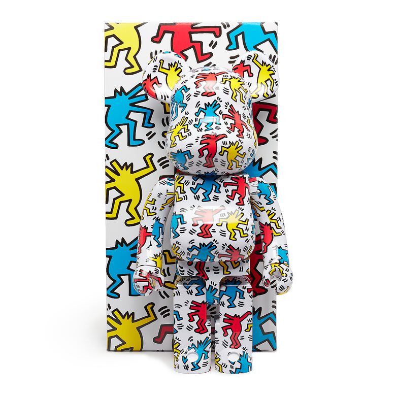 Medicom Bearbrick Keith Haring #9 1000% multicolor