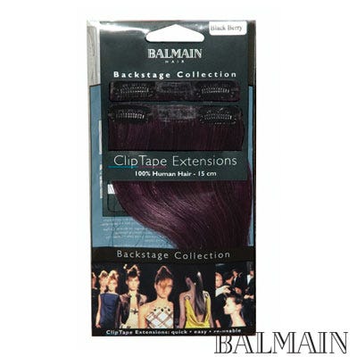 Balmain Clip Tape Extensions 15cm Soft Copper