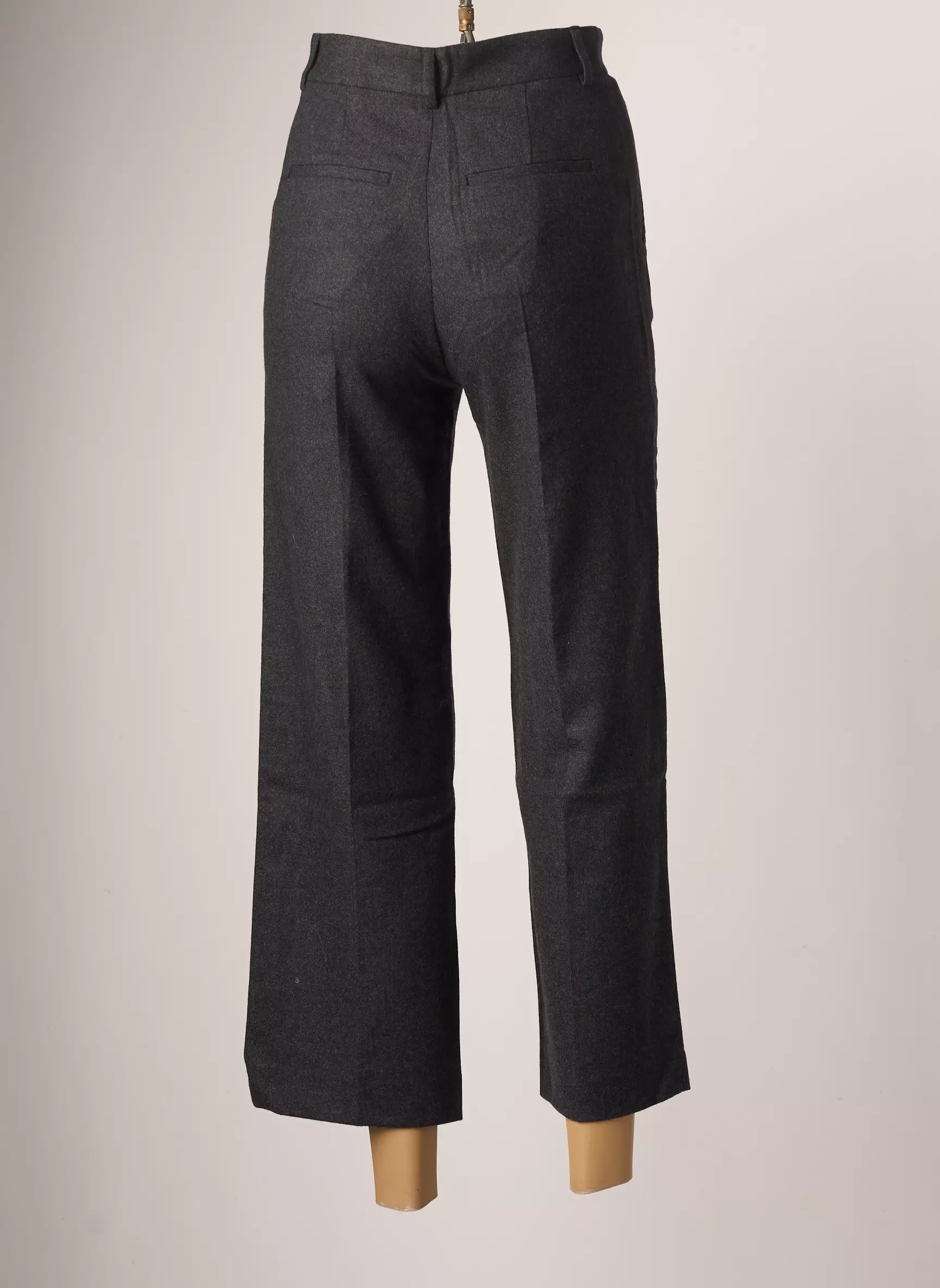 Leon Harper Pantalons Droits Femme couleur gris
