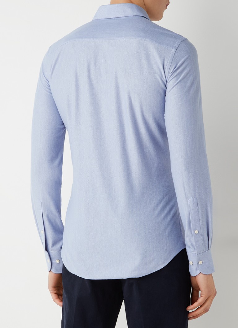 Camicia Profuomo Slim Fit in maglia elasticizzata