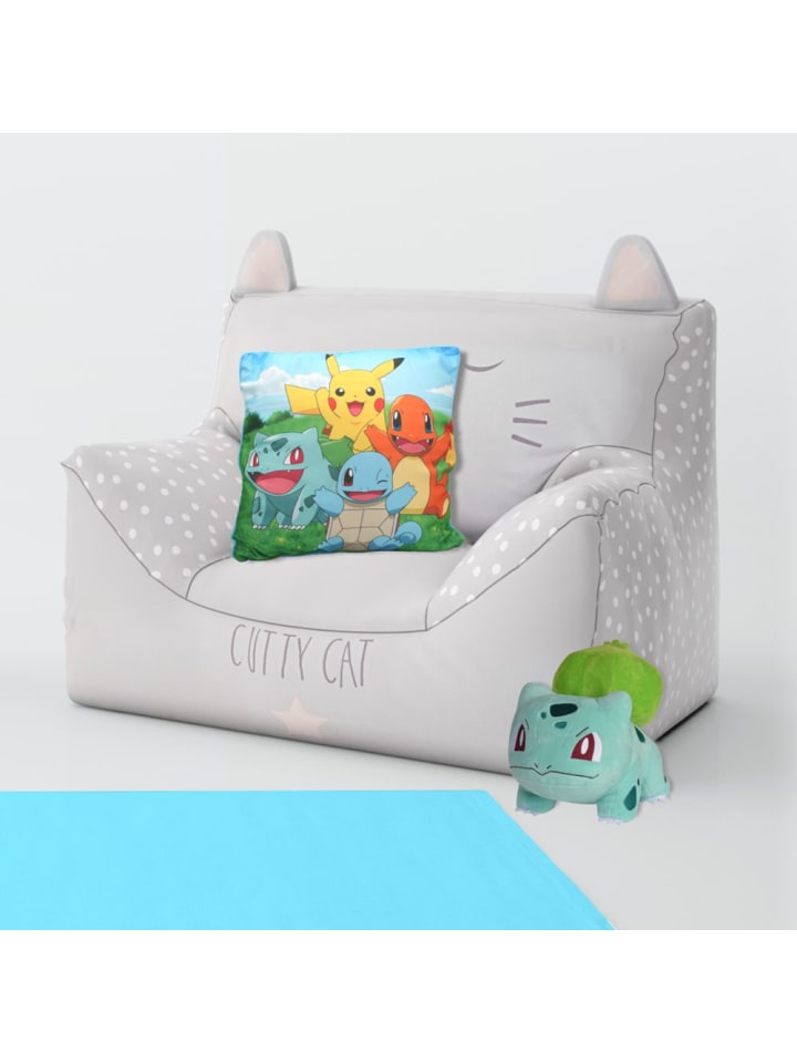 Pokémon Pikachu, Bisasam, Glumanda & Schiggy | Pokemon | 40x40 cm Deko-Kissen günstig kaufen 40x40 cm