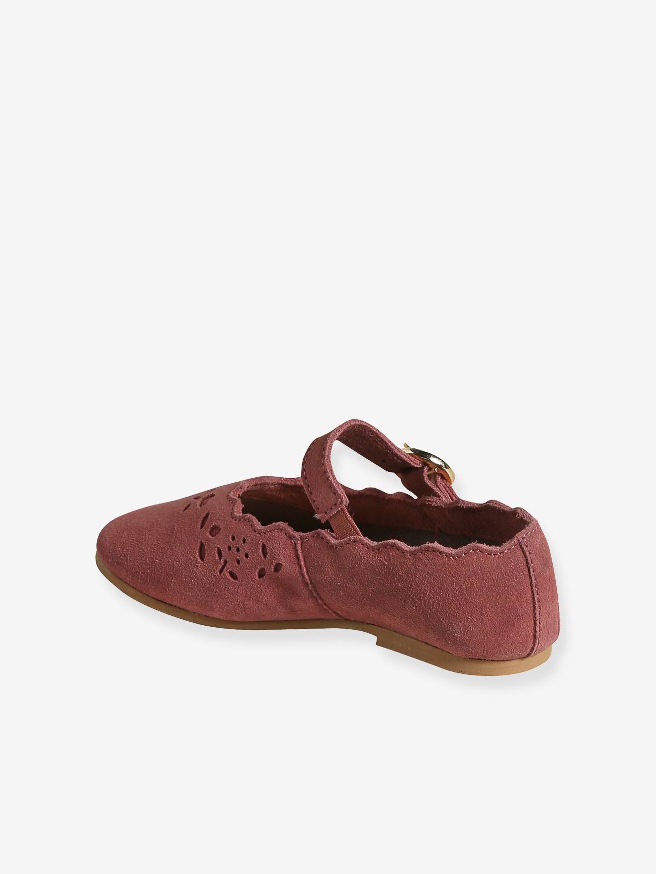 Vertbaudet Mädchen Ballerinas mit Anziehtrick - braun