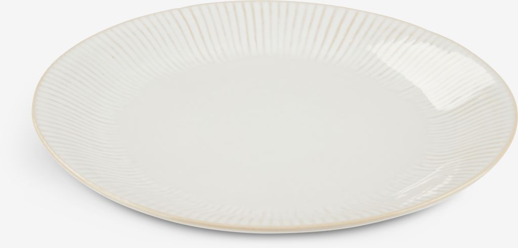 STEFFEN tallerken Ø21cm keramikk hvit