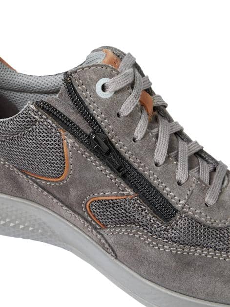 Schnürschuh mit praktischem Innenreißverschluss